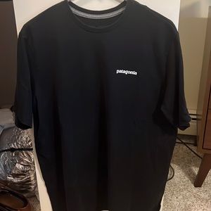 Patagonia Black Responsibili-Tee Mountain Landscape T-Shirt